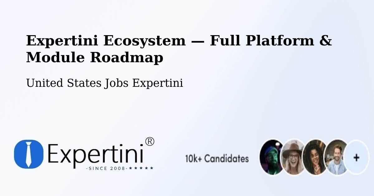 Expertini Ecosystem — Full Platform & Module Roadmap – Taylor